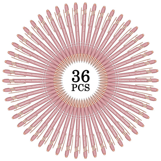 Qingxily Up to 300 Pcs Custom Pens Bulk,Personalized Pens Free Engraving,Customized Stylus