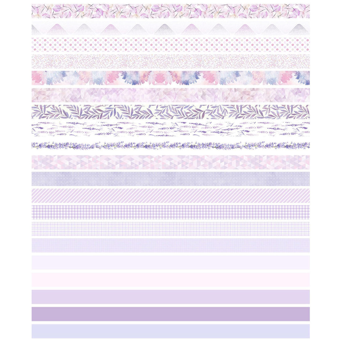 YUBX Vintage Washi Tape Set 20 Rolls Skinny Retro Decorative Antique Patterns Masking Tapes for