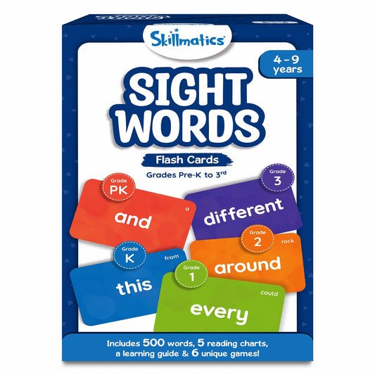Skillmatics Flash Cards – Sight Words, Vocabulary & Spelling Learning Game