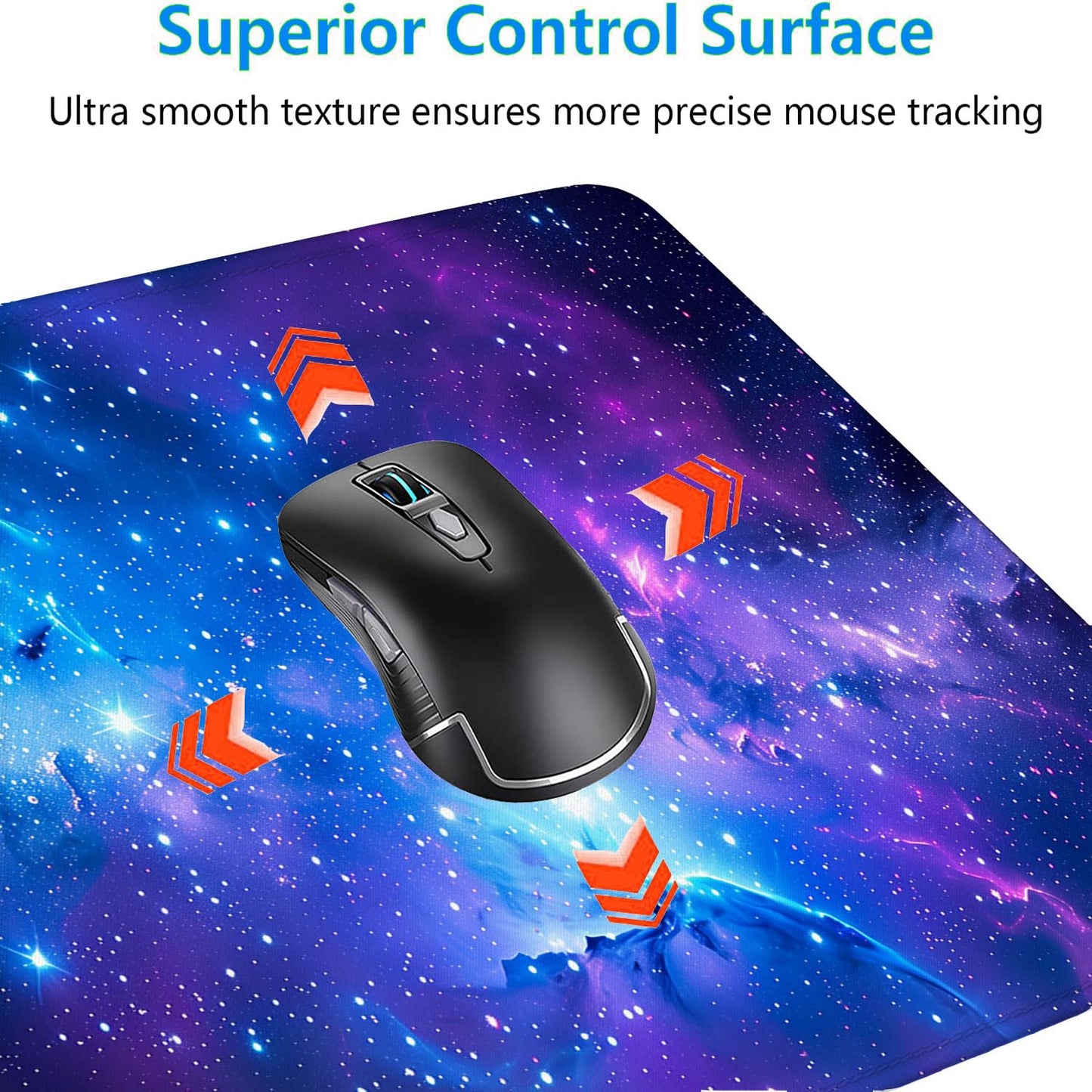 Purple Galaxy Desk Mat Space Nebula Universe XL Mouse Pad Large Mousepad Extended Laptop Keyboard