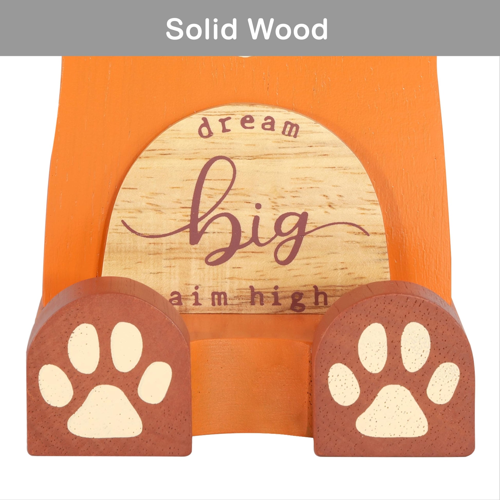 I'm Solid Wood Multipurpose Eyeglass Phone Pen & Pencil Holder Stand Stationery Desk Box Organizer