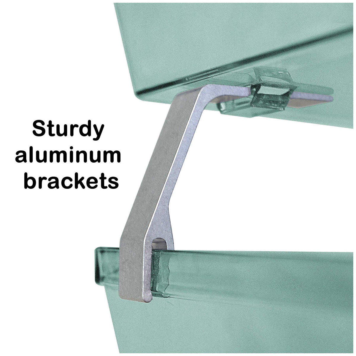 Acrimet Facility 2 Tier Letter Tray, Side Load, Letter Size/A4, Desktop File Organizer, Plastic