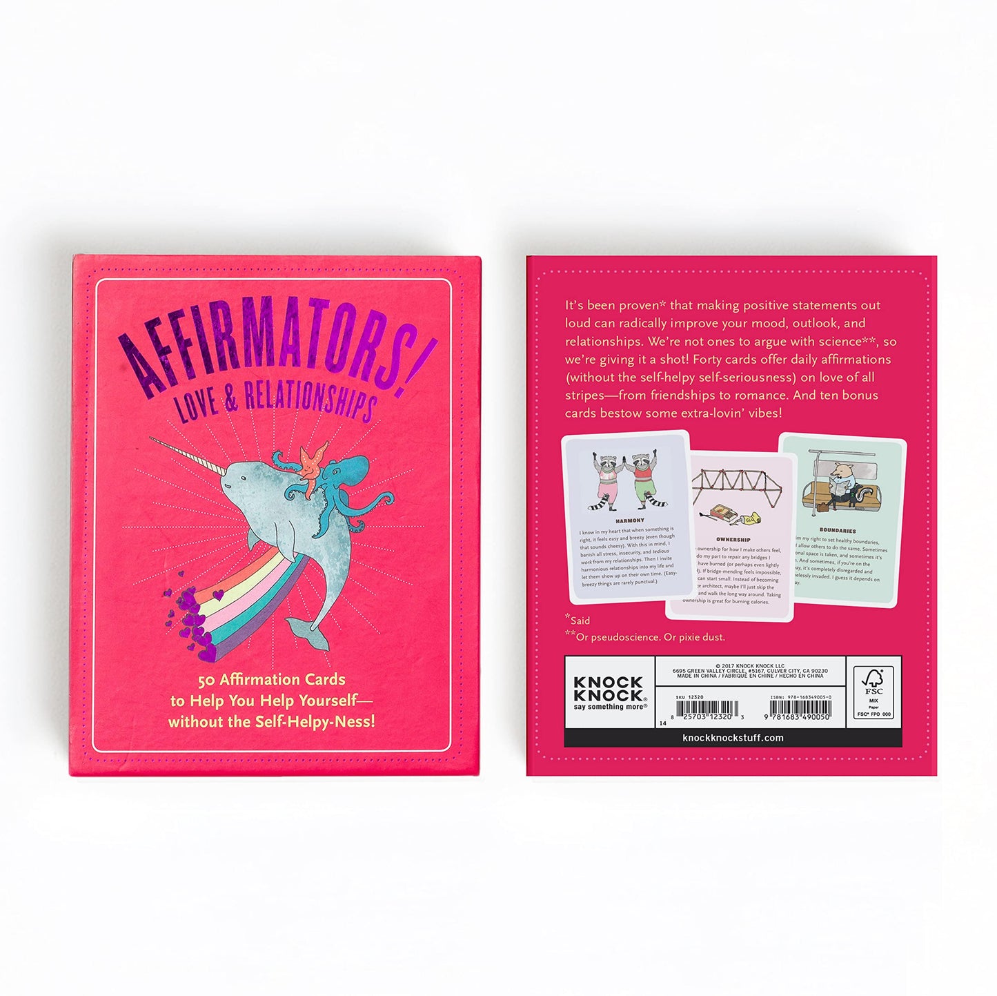 Affirmators! Love & Relationships Deck: 50 Affirmation Cards to Help You Help Yourself - Without