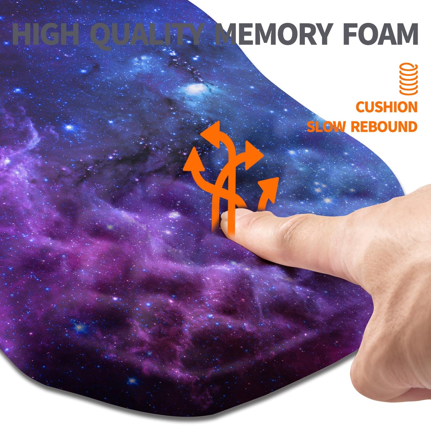 Armanza Ergonomic Slope Mouse Pad Wrist Support, Wrist Rest Mousepad for Carpal Tunnel Pain Relief