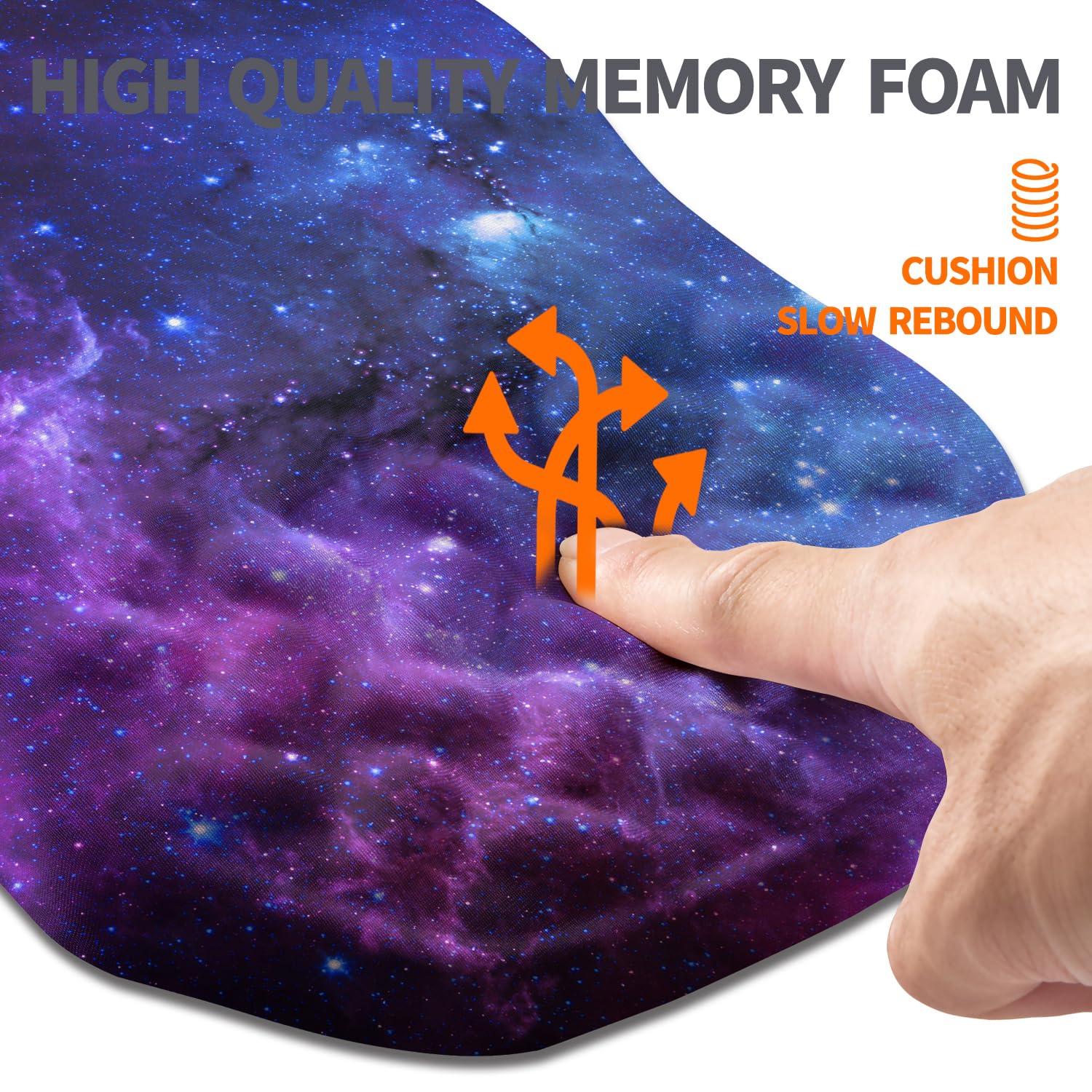 Armanza Ergonomic Slope Mouse Pad Wrist Support, Wrist Rest Mousepad for Carpal Tunnel Pain Relief