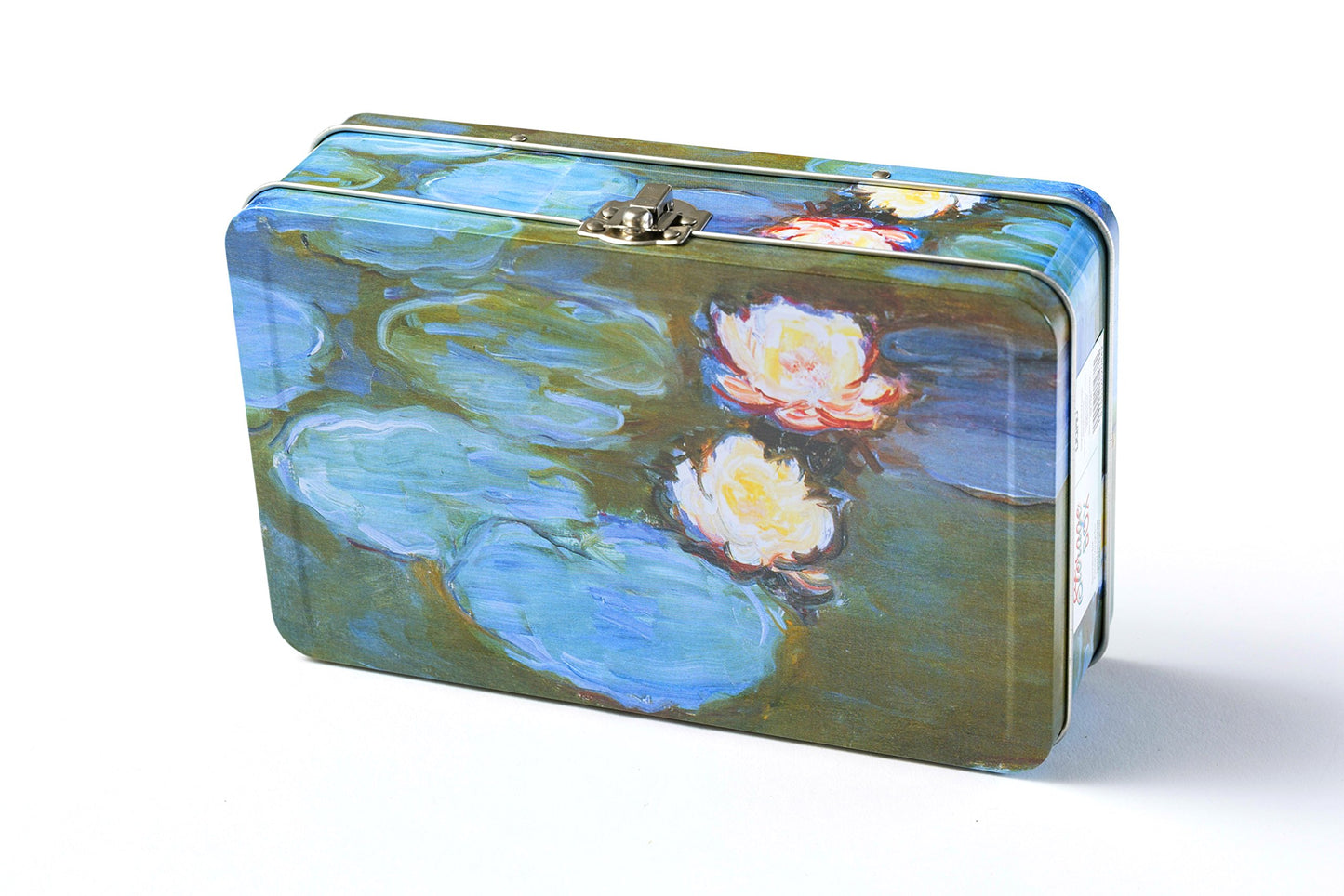 DAHO Metal Storage Box with Hinge for Office, School, Home, Makeup, Arts & Crafts and Accessories