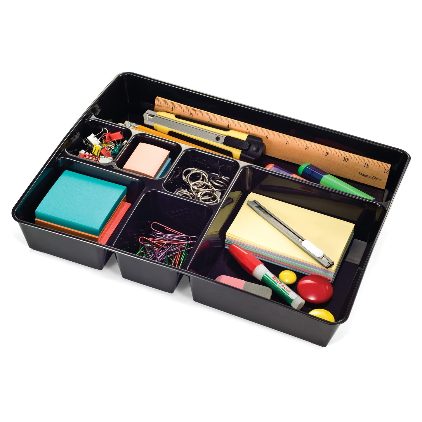 Officemate OIC, Achieva 30% Post Consumer Plastic Recycled Deep Drawer Tray, 15-1/8 X 11-1/2 X