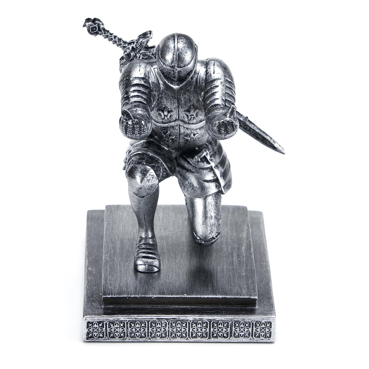 ThreeH Knight Pen Holder Magnetic Resin Ornaments Desk Decoration Home Decoration Pen Organizer