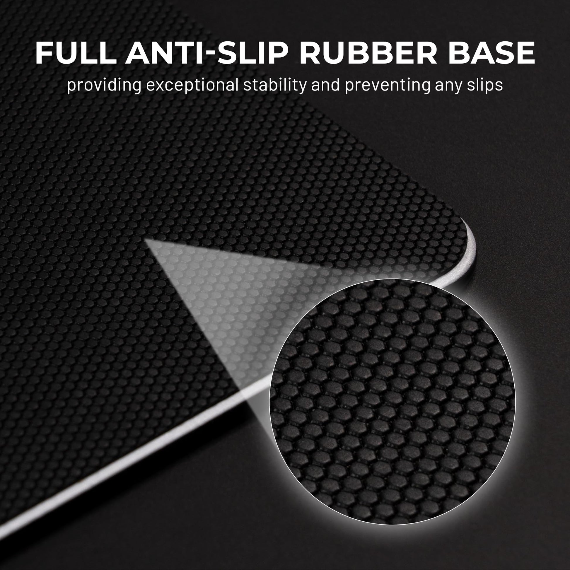 XVX White Glass Mouse Pad 4.0, Hard Mousepad for Gaming,Ultra-Smooth Micro-Etched Surface with