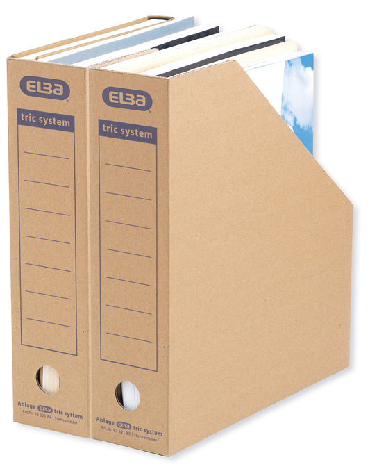Elba 83521 Magazine File Tric System with Printed Inscriptions for Archiving/for