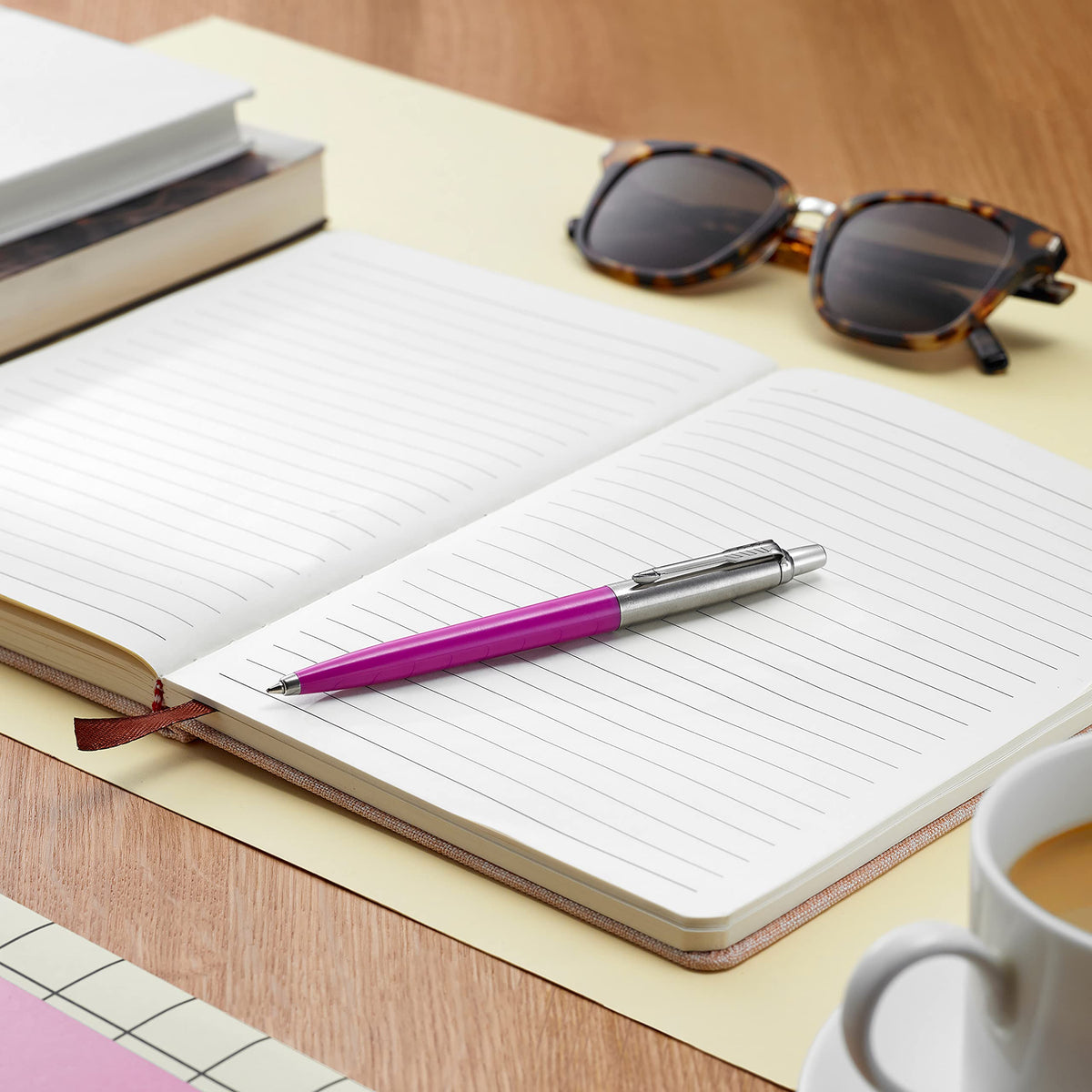 Parker Jotter Originals Gel Pen |'90s Retro Magenta Finish | Medium Point (0.7 mm) | Blue Ink | 1