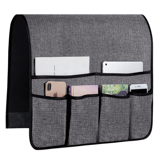 FLYILY Sofa Armrest Organizer Non-Slip Arm Chair Hanging Caddy Remote Control Holder for