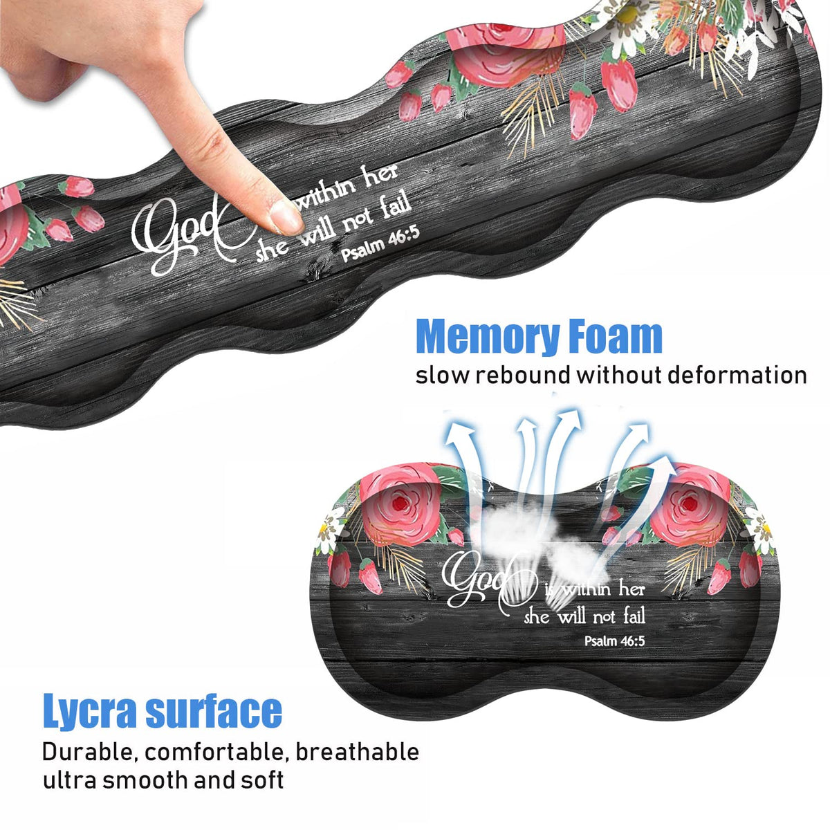 Ergonomic Keyboard Wrist Rest & Mouse Pad Wrist Rest Set,Large XXL Gaming Desk Mat 31.5"x