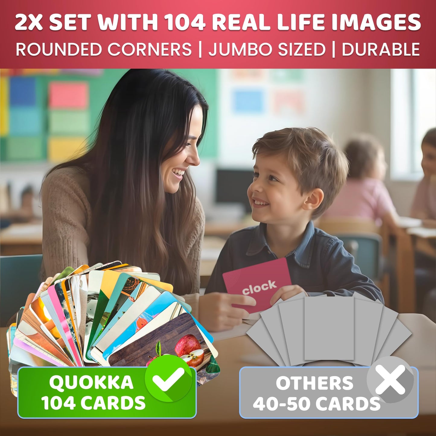 Vocabulary Builder Flash Cards for Kids Ages 4-8 — Speech Therapy Materials