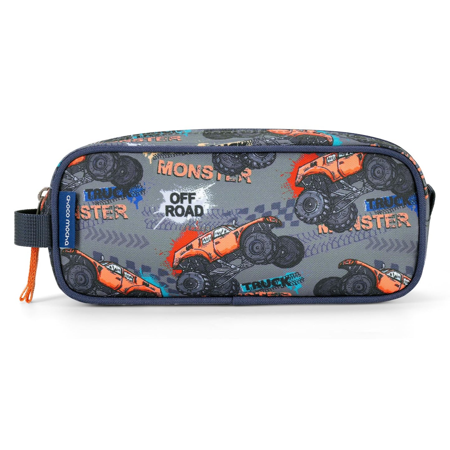 Choco Mocha Boys Pencil Pouch for Kids, Soft Zipper Pencil Case for Boys Toddler, Kids Pencil Case