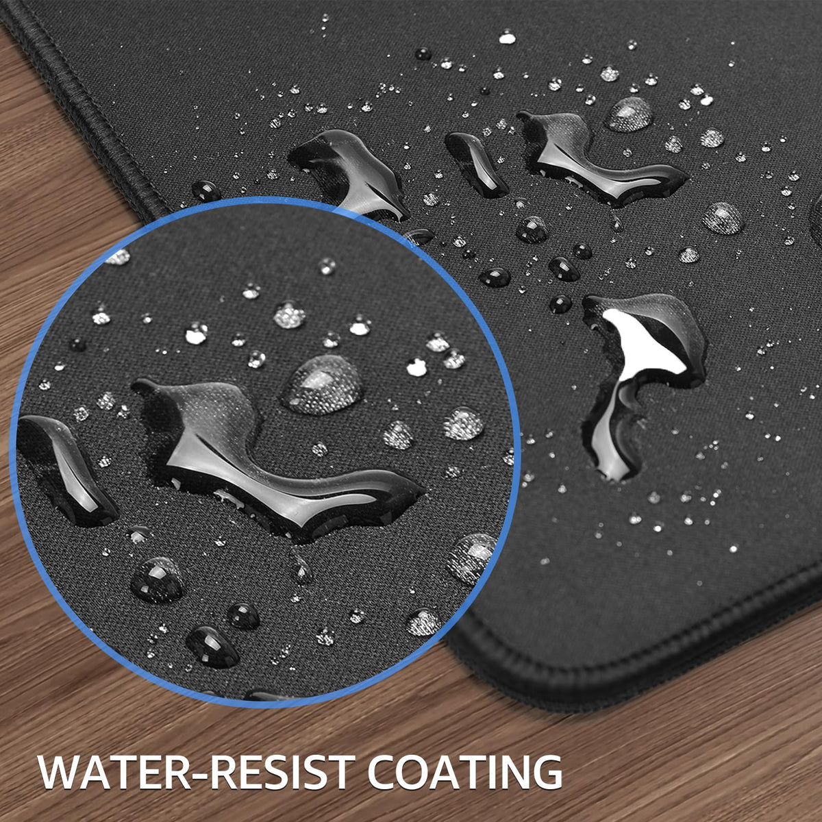 KTRIO Large Gaming Mouse Pad Desk Mat for Gamer, 35.4" x 15.7", Black, XXXL