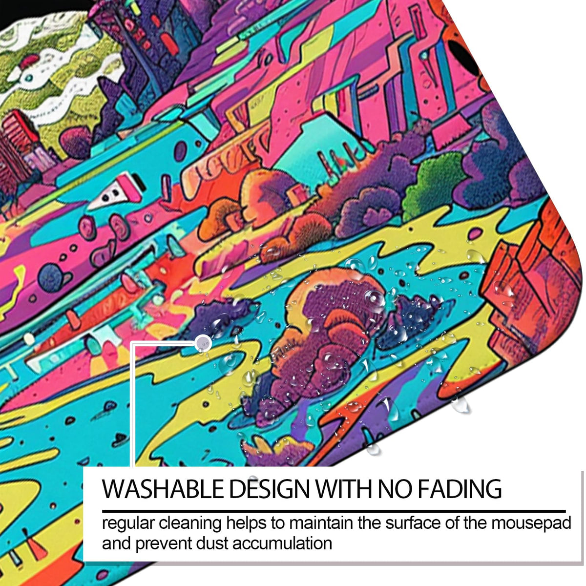 JIANG100 Fantasy Cosmic Astronaut Gaming Desk Mat, Extended Mouse Pad, XL