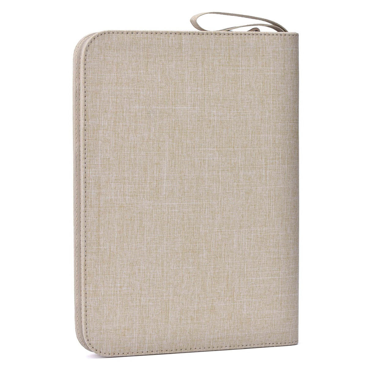 Lanxivi 48 Fountain Pen Case Tan Organizer Bag, Waterproof Canvas Pen Display Holder with YKK zipper