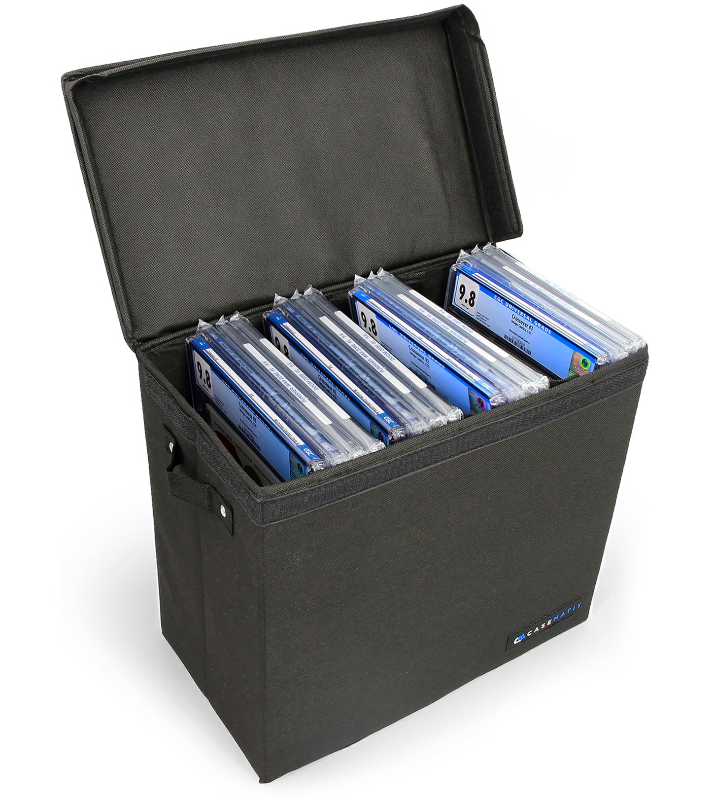 CASEMATIX Graded Comic Book Storage Case Fits up to 28 CGC Graded Comics, Lightweight Comic Book