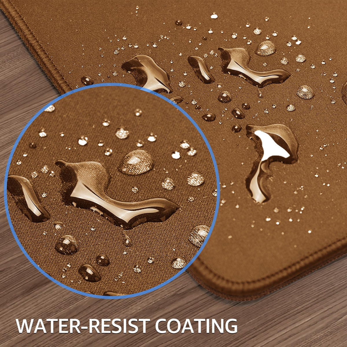 KTRIO Large Gaming Mouse Pad, Desk Mat, 31.5 x 15.7 in, Coffee Brown, XXL