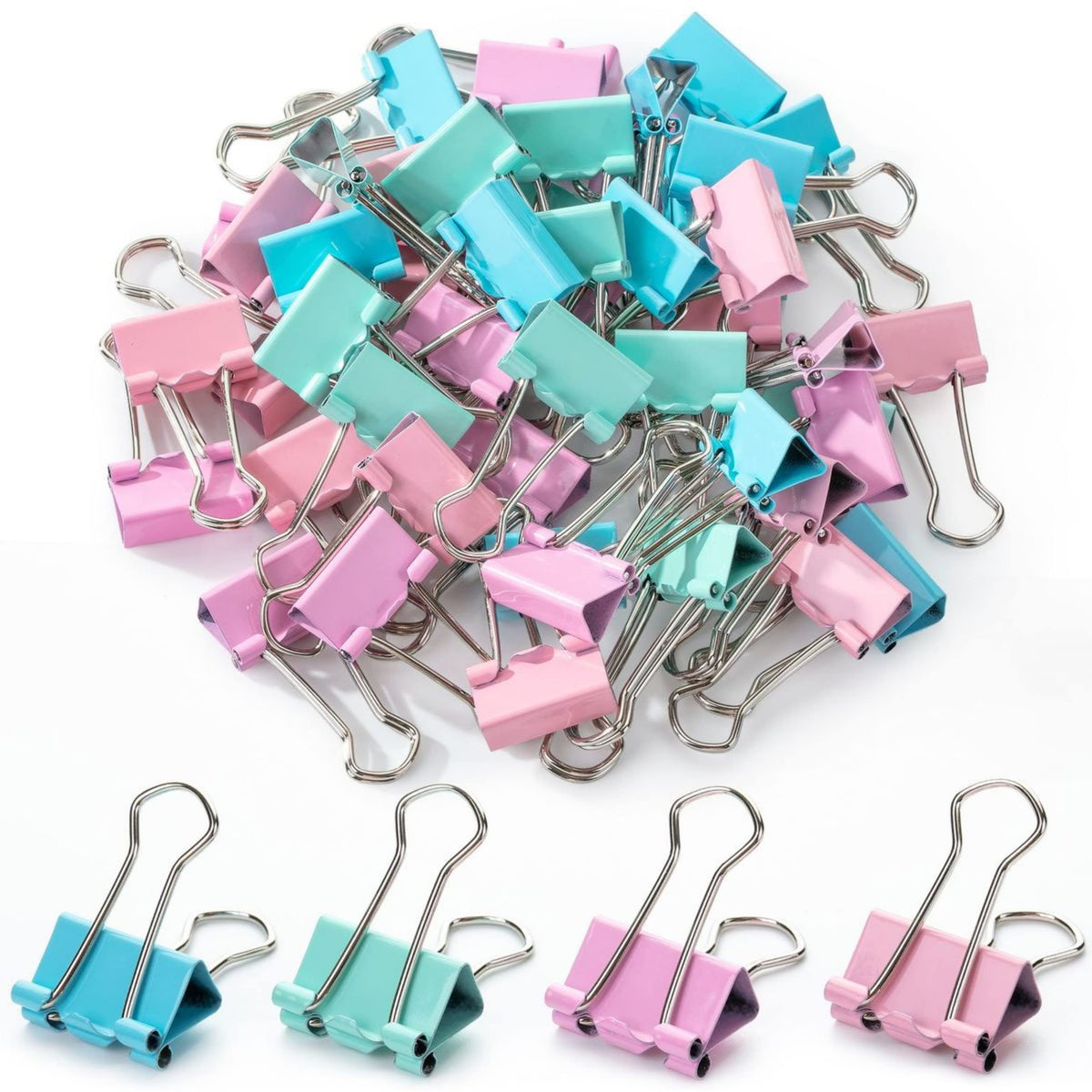 Mr. Pen- Small Binder Clips, 50 pcs, 0.75", Small Size
