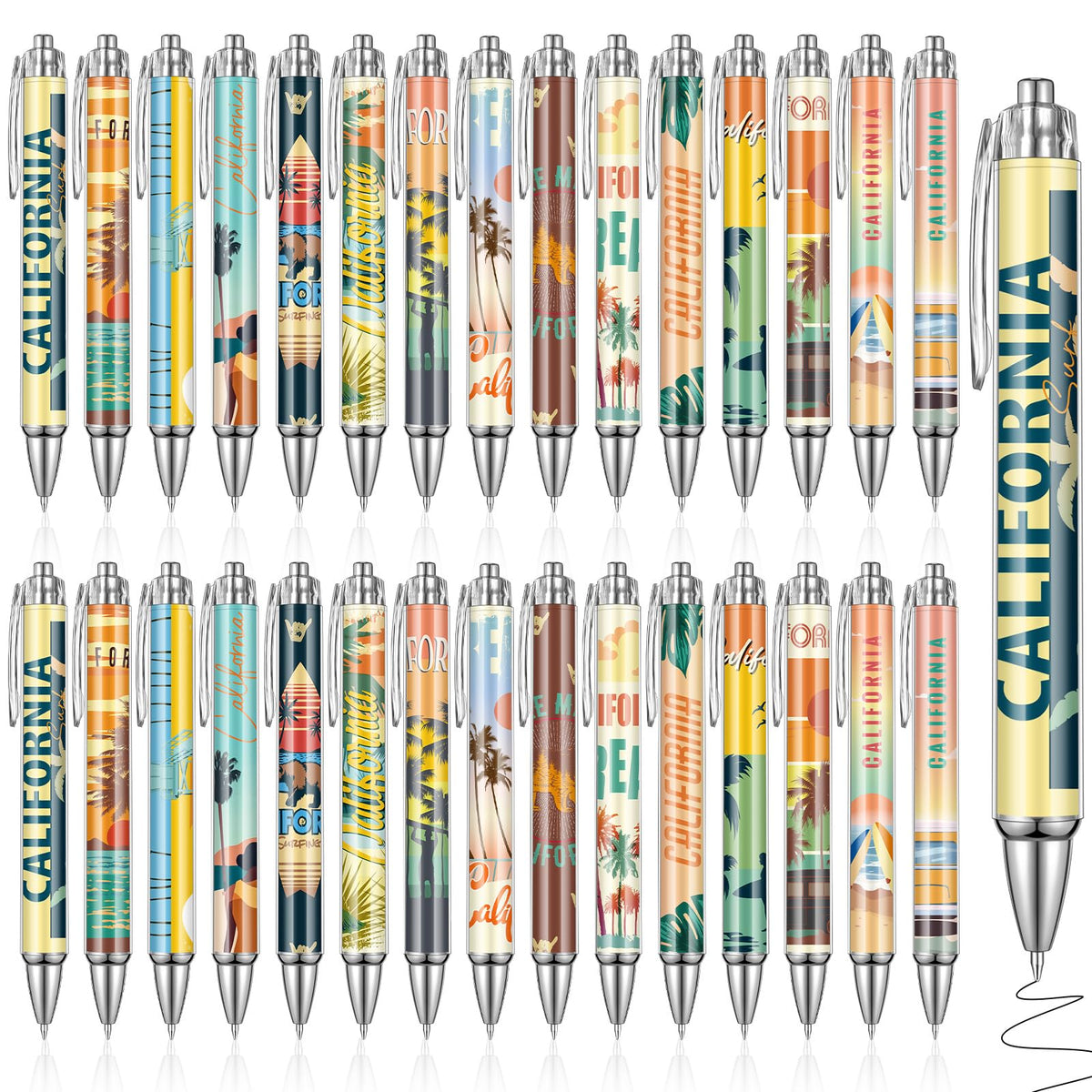 Sayglossy 30 Pcs California Souvenirs Gifts Travel Ballpoint Pens