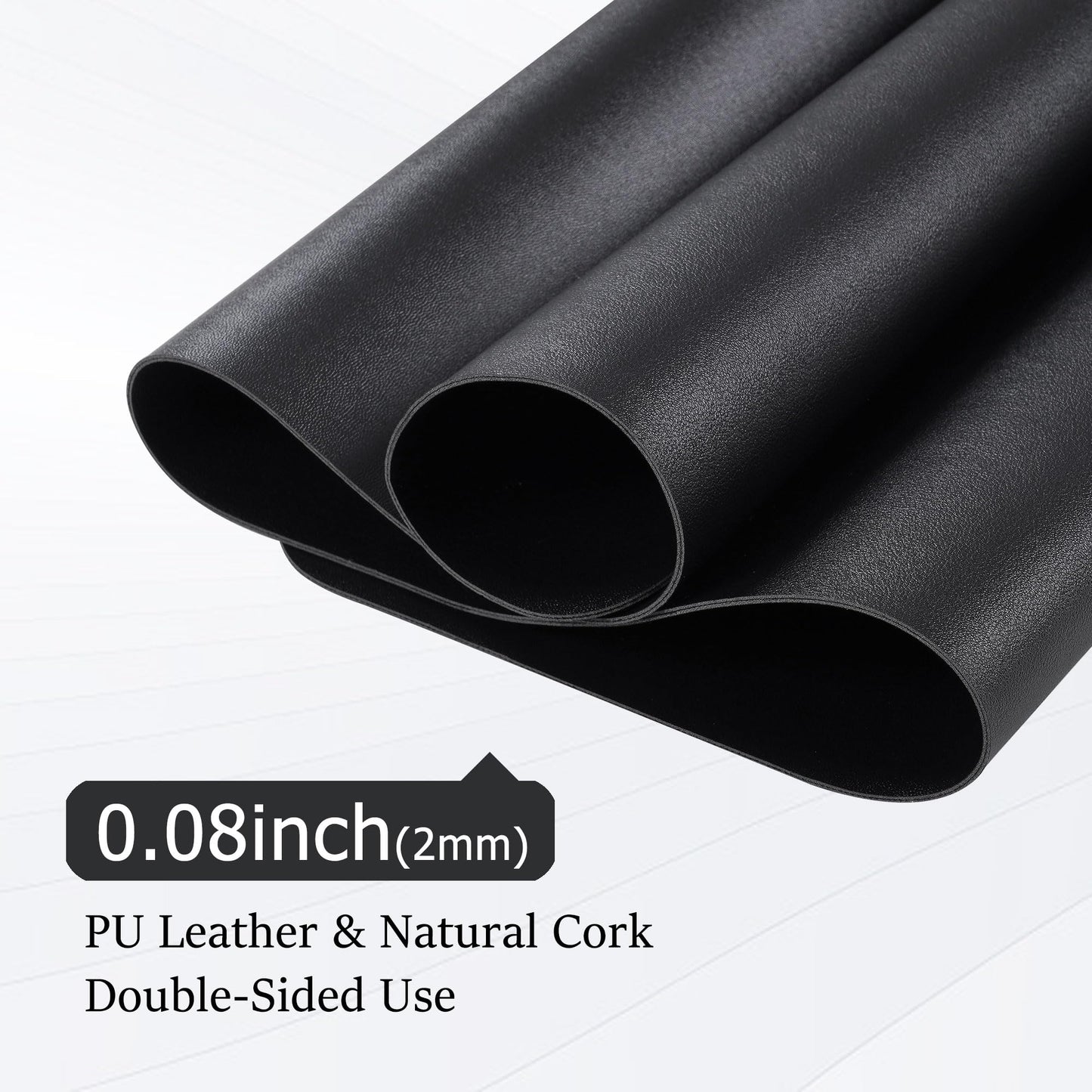 A91 Leather Durable PU Desk Pad - Waterproof, Office Desk Mat & Mouse Pad - Large 31.5" x 15.7"