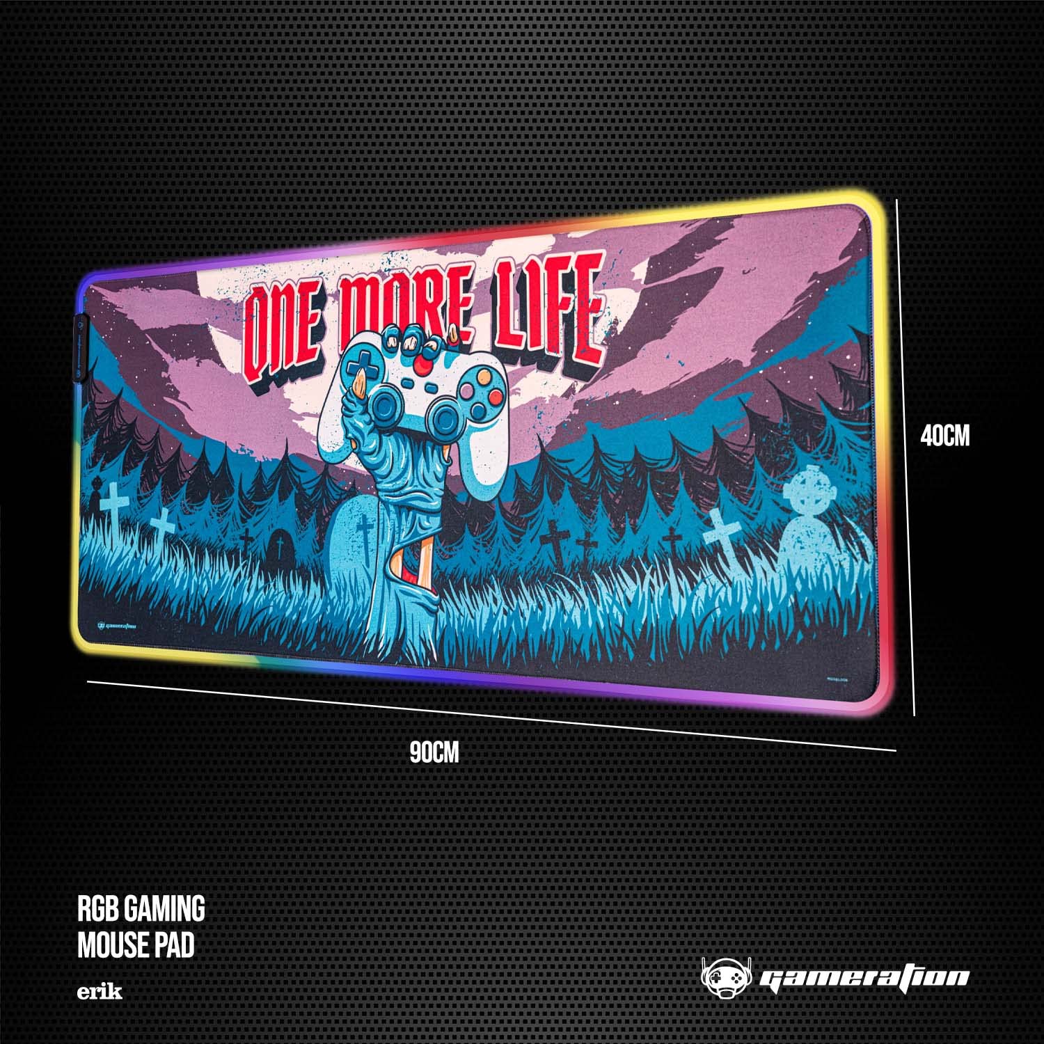 Grupo Erik One More Life Mouse Pad Gaming