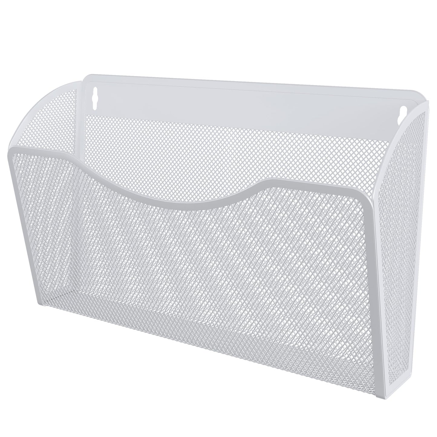 EasyPAG Wall File Organizer, Metal Mesh Hanging File Folder Holder for Letter/A4 Size Folders