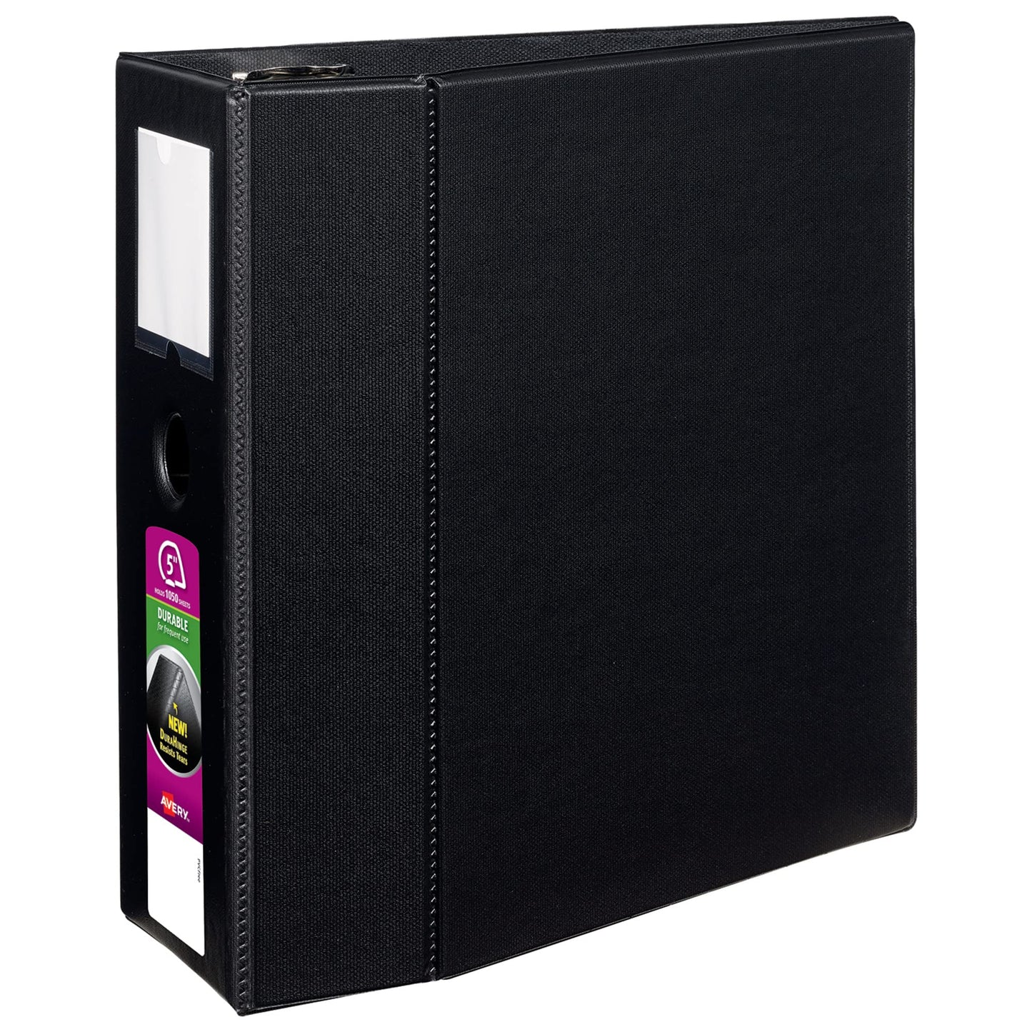 Avery Durable 3 Ring Binder, 5" EZD Rings, 1 Black Binder