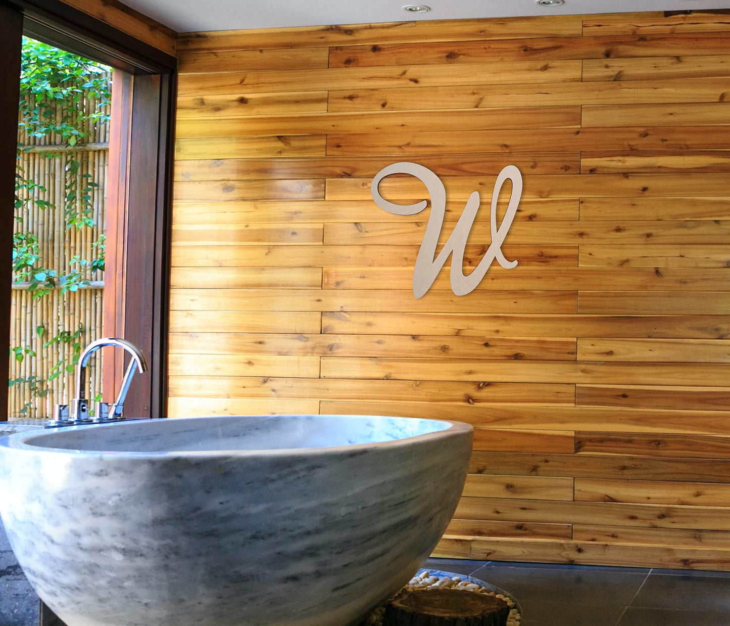 Wooden Letters by Jess and Jessica Cursive Wood Letter for Wall Decor Various Sizes Premium Quality