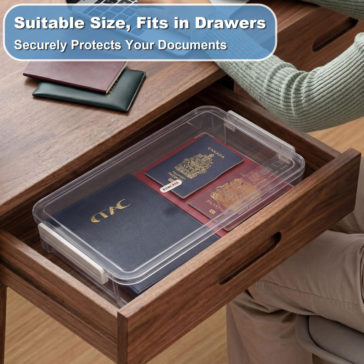 BTSKY 1 Pack Plastic Storage Containers with Lids, Portable Project Case