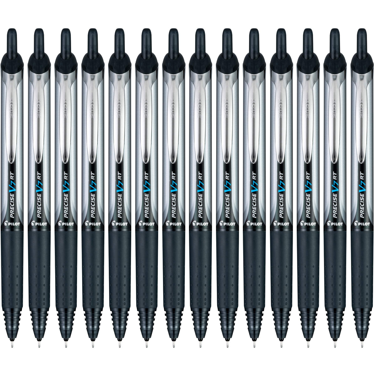 PILOT Precise V7 RT Liquid Ink Rollerball Pens, Black Ink Pens, 14-Pack