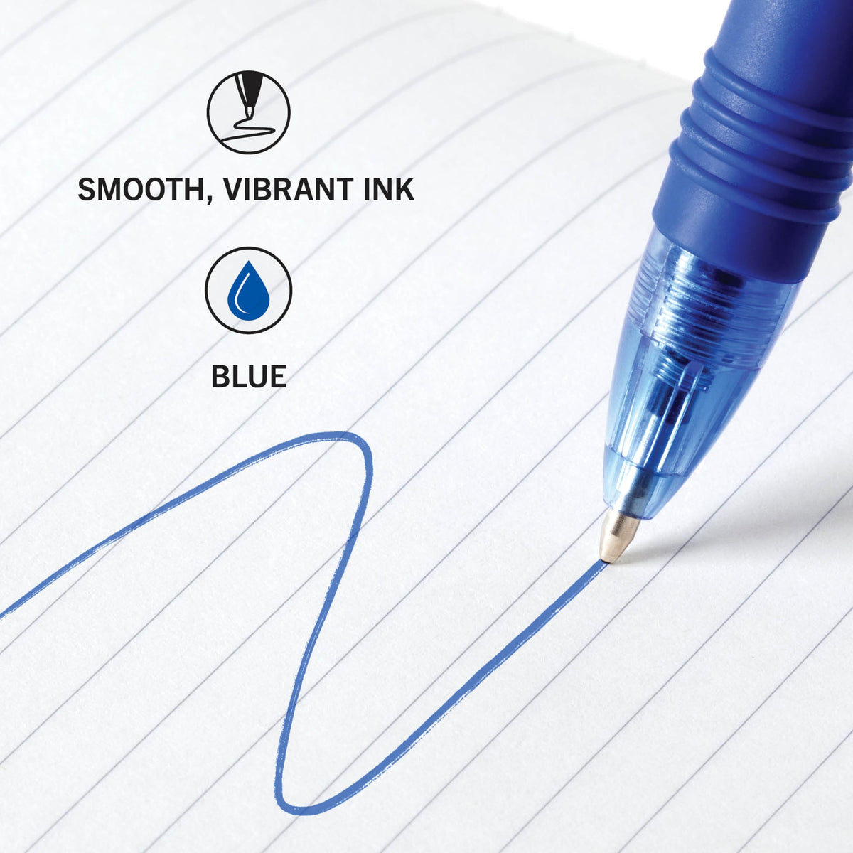 Zebra Pen Z-Grip Retractable Ballpoint Pen, Blue Ink, 1.0mm, 36 Bulk-Pack