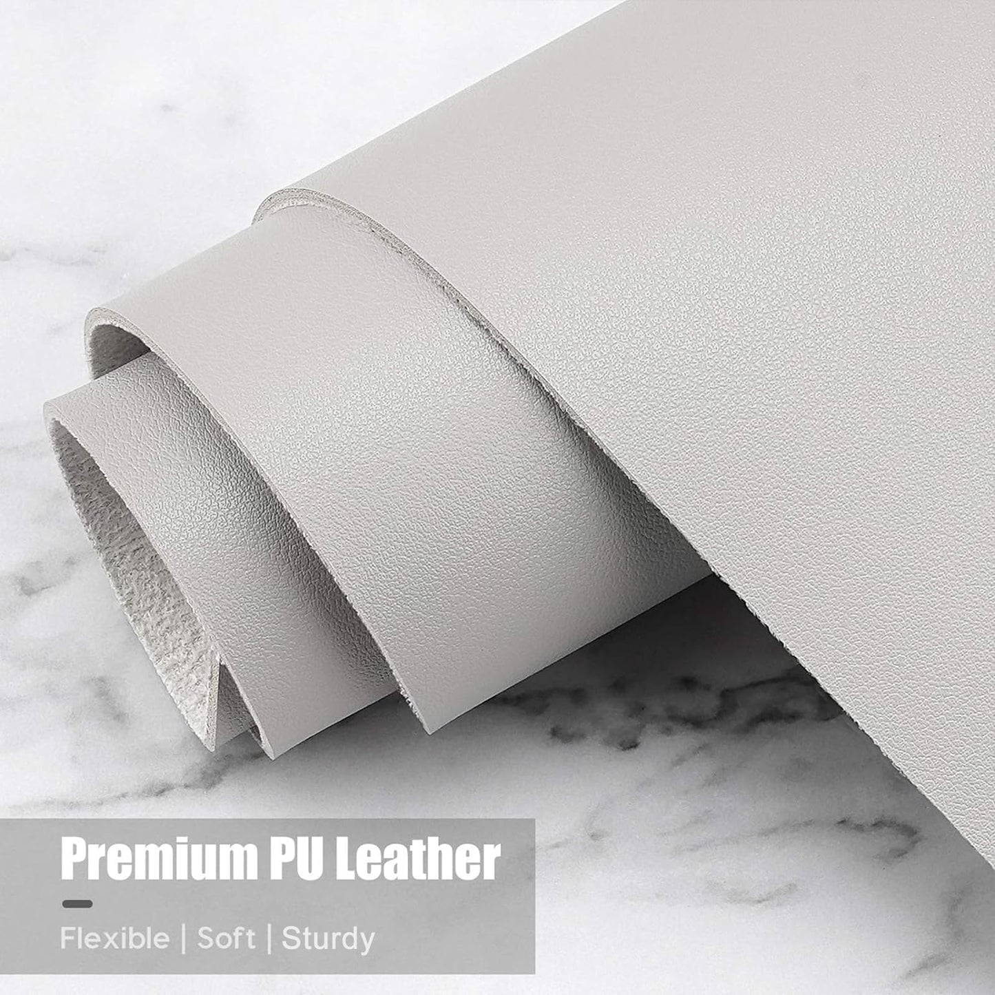 Hsurbtra Desk Pad, 35.5" x 17" PU Leather Desk Mat, XXL Extended Mouse Pad, Waterproof Desktop