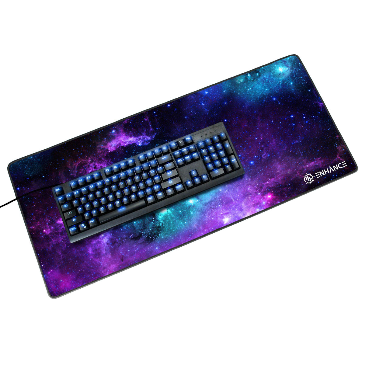 ENHANCE Extended Large Gaming Mouse Pad - XXL Mouse Mat (31.5" x 13.75") Anti-Fray Stitching for