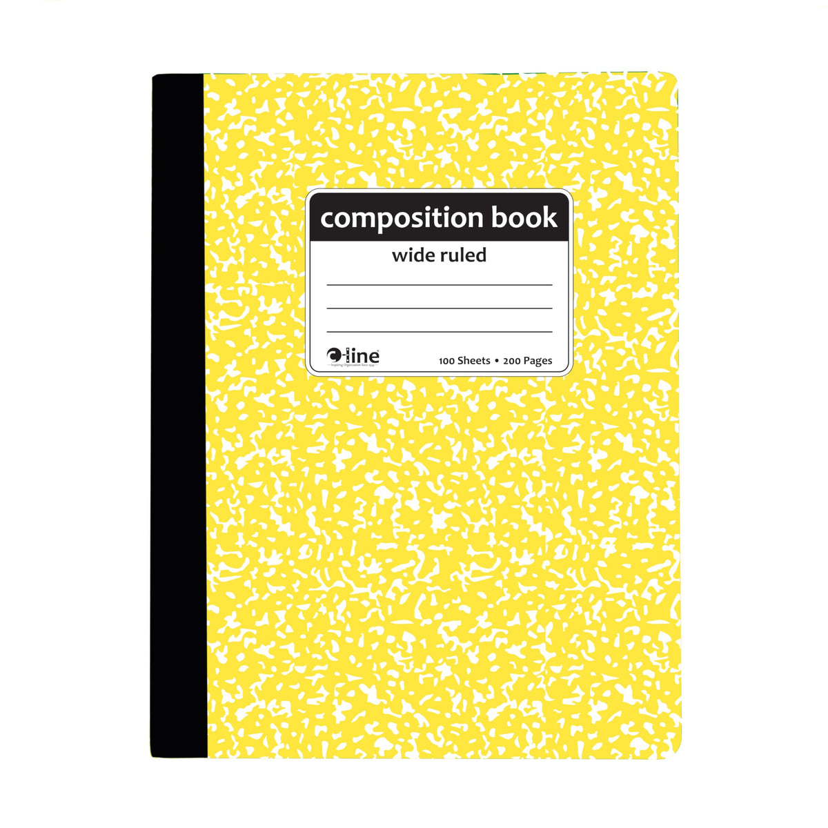 C-Line Composition Notebook, Wide Ruled, Marble, 1/EA (22010)