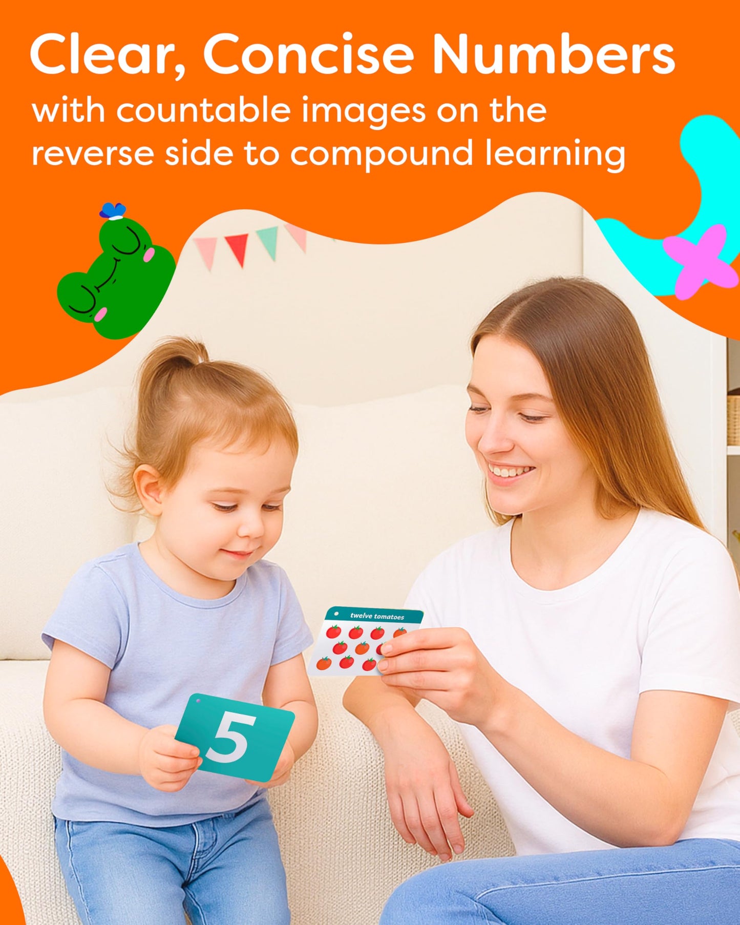 Colors, Numbers, Shapes, Opposites Flash Cards