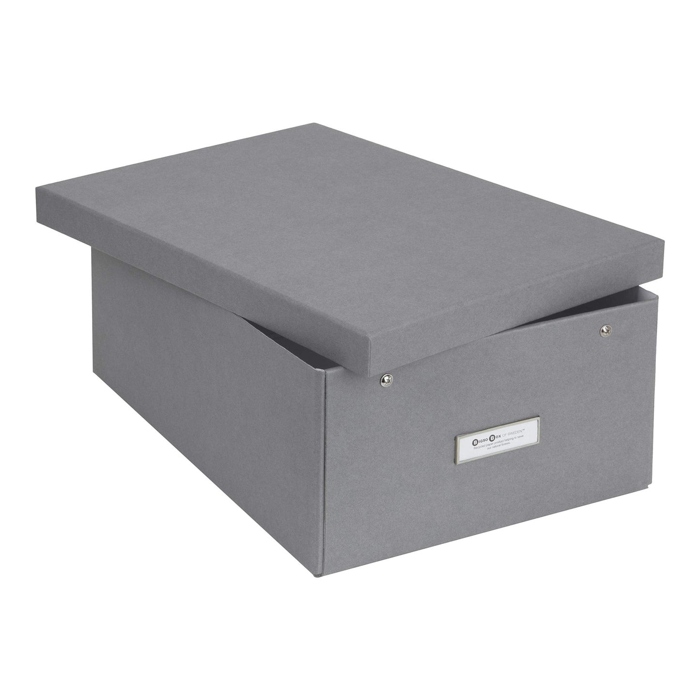 Bigso Box of Sweden Katia Collapsible Storage Box with Labelframe for Easy Identification - Simple
