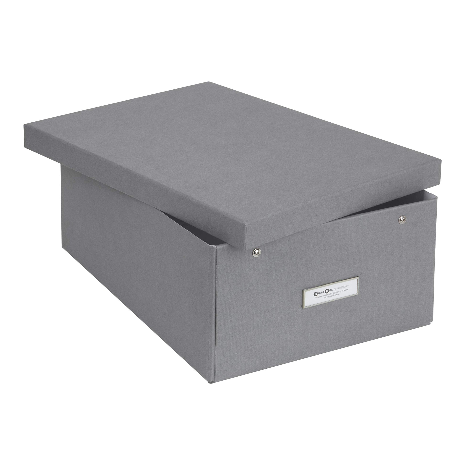 Bigso Box of Sweden Katia Collapsible Storage Box with Labelframe for Easy Identification - Simple