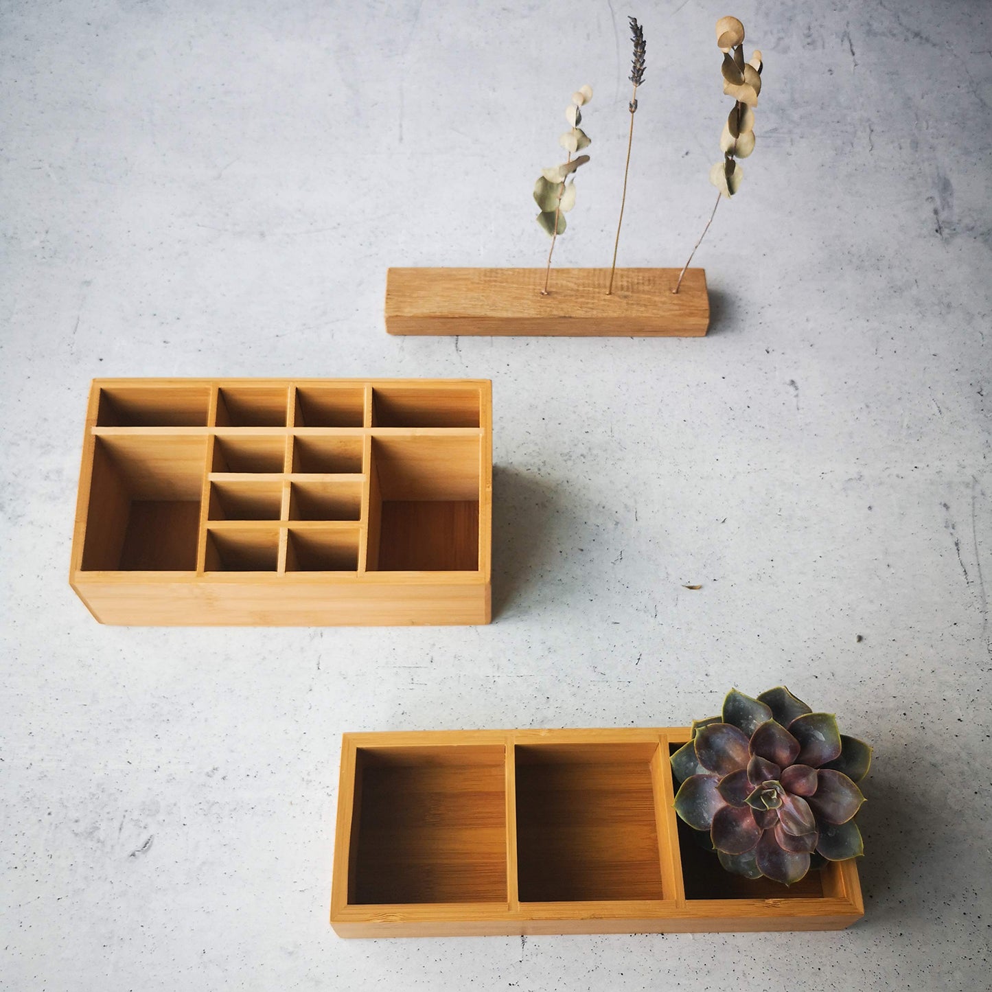 Zeller Storage Box, Bamboo