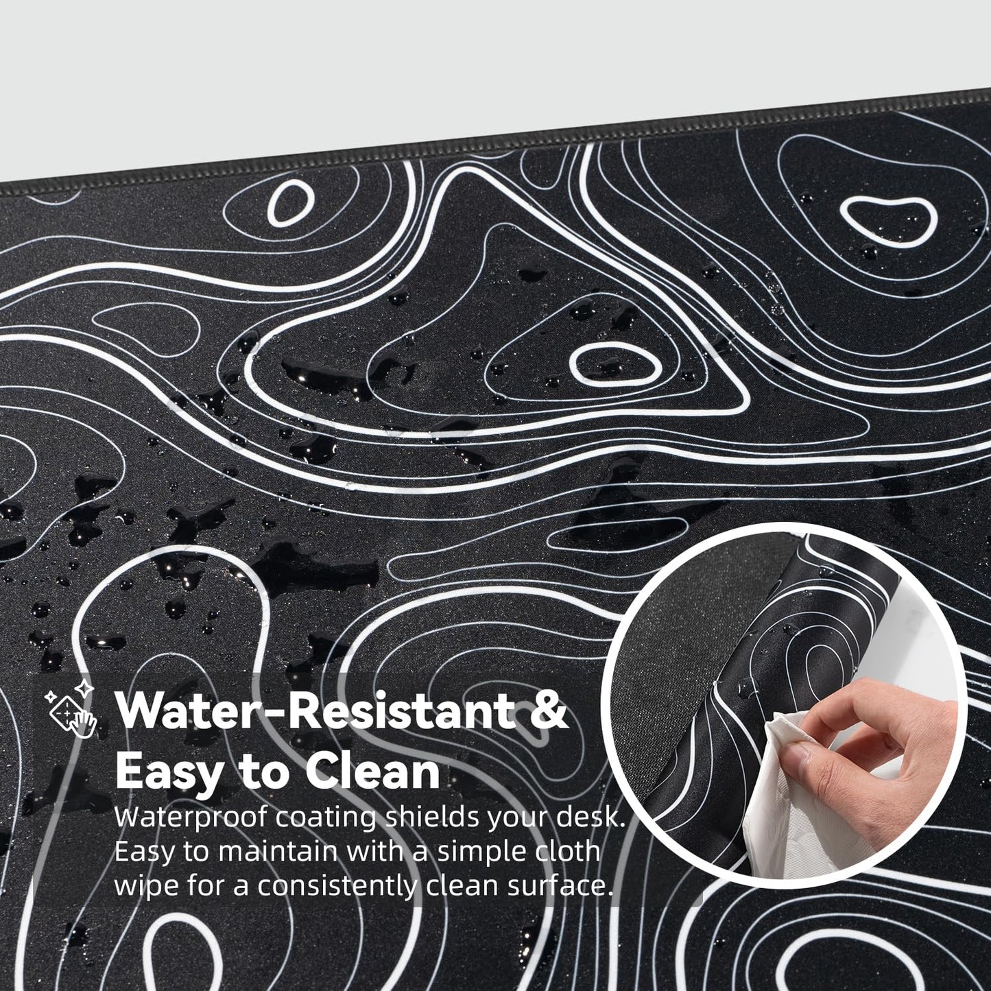 Reniteco Waterproof Large Office & Gaming Mouse Pad, 31.5" x 11.8" x 0.12"