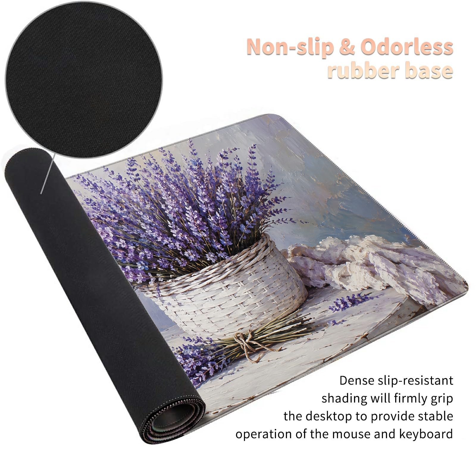 Desk Mat Large Gaming Mouse Pad + Coaster