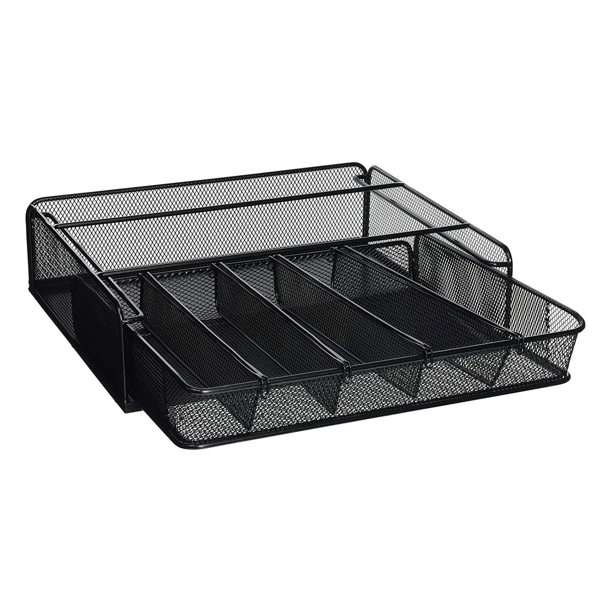 Safco Onyx Hospitality Organizer, 3 Drawers, For Snacks, Coffee Pods, Sugar Sweetener, Stirrer