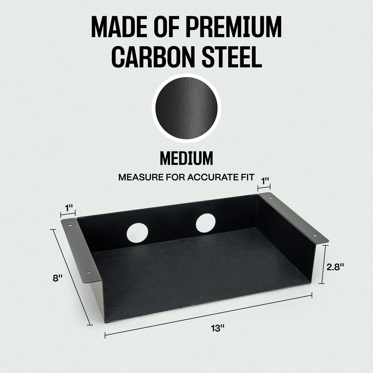 COREMINDED Under Desk Storage Shelf - Carbon Steel Under Desk Tray with Cable Management, Mountable