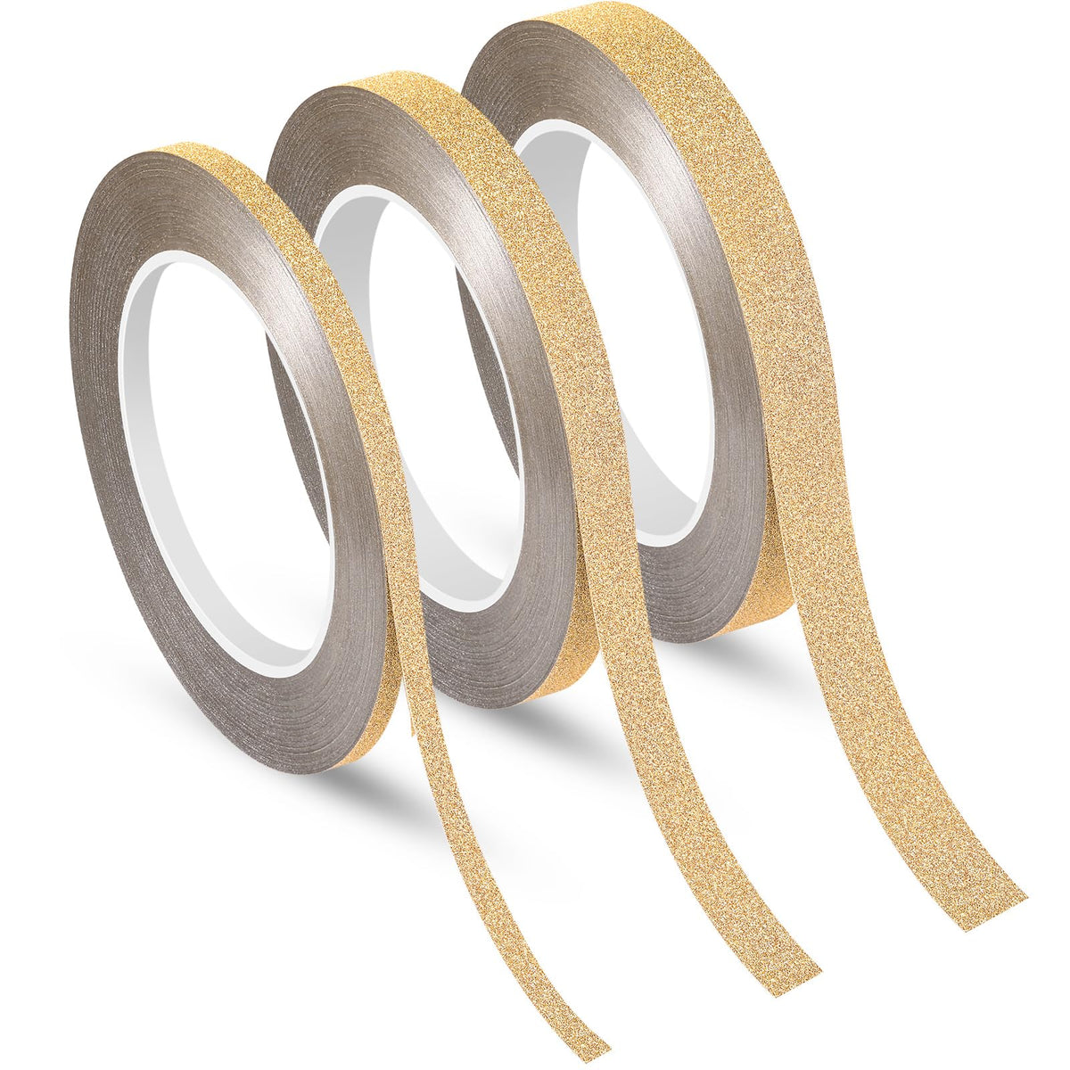 Zonon Glitter Gold Washi Tape for Wall Decor Self Adhesive 5/10/15mm