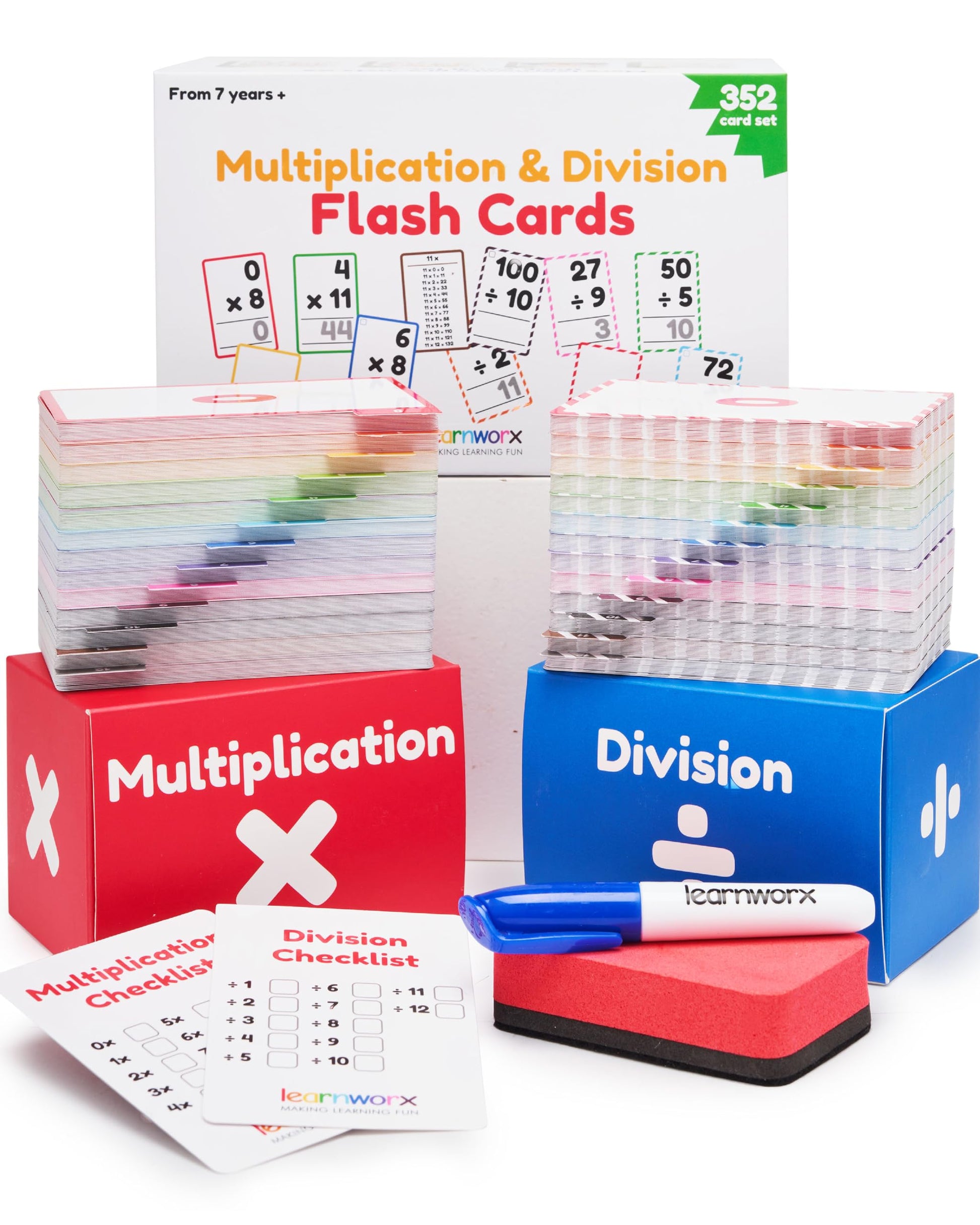 Multiplication Flash Cards, Math Flash Cards, Multiplication Division, Math Facts, Kids Games 2nd