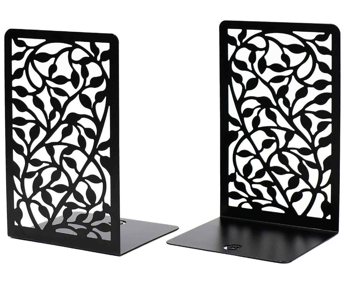 CNK Book Ends for Shelves - Metal Holders for Home Office Heavy Books, Shelf Stoppers, Decorative