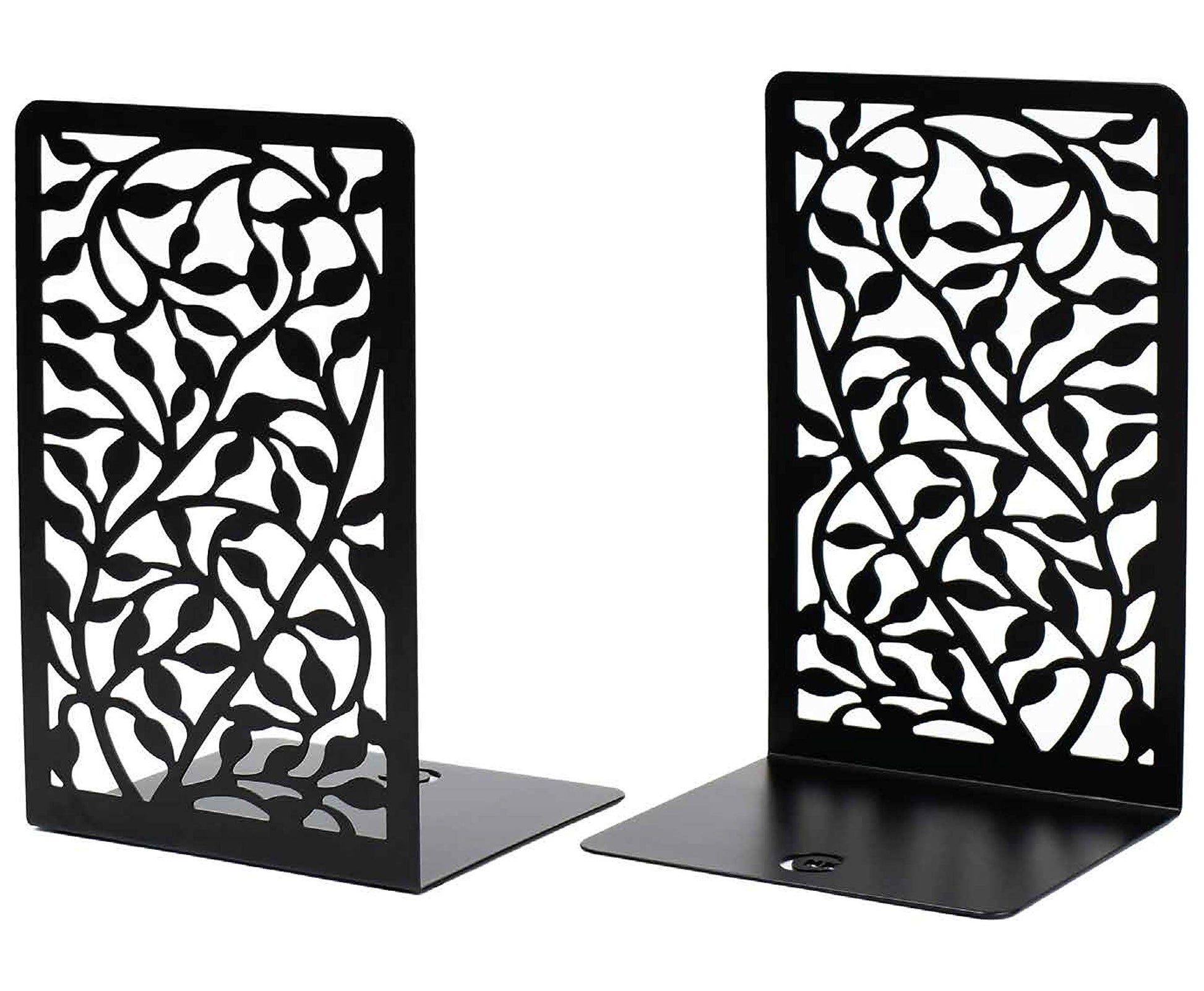CNK Book Ends for Shelves - Metal Holders for Home Office Heavy Books, Shelf Stoppers, Decorative