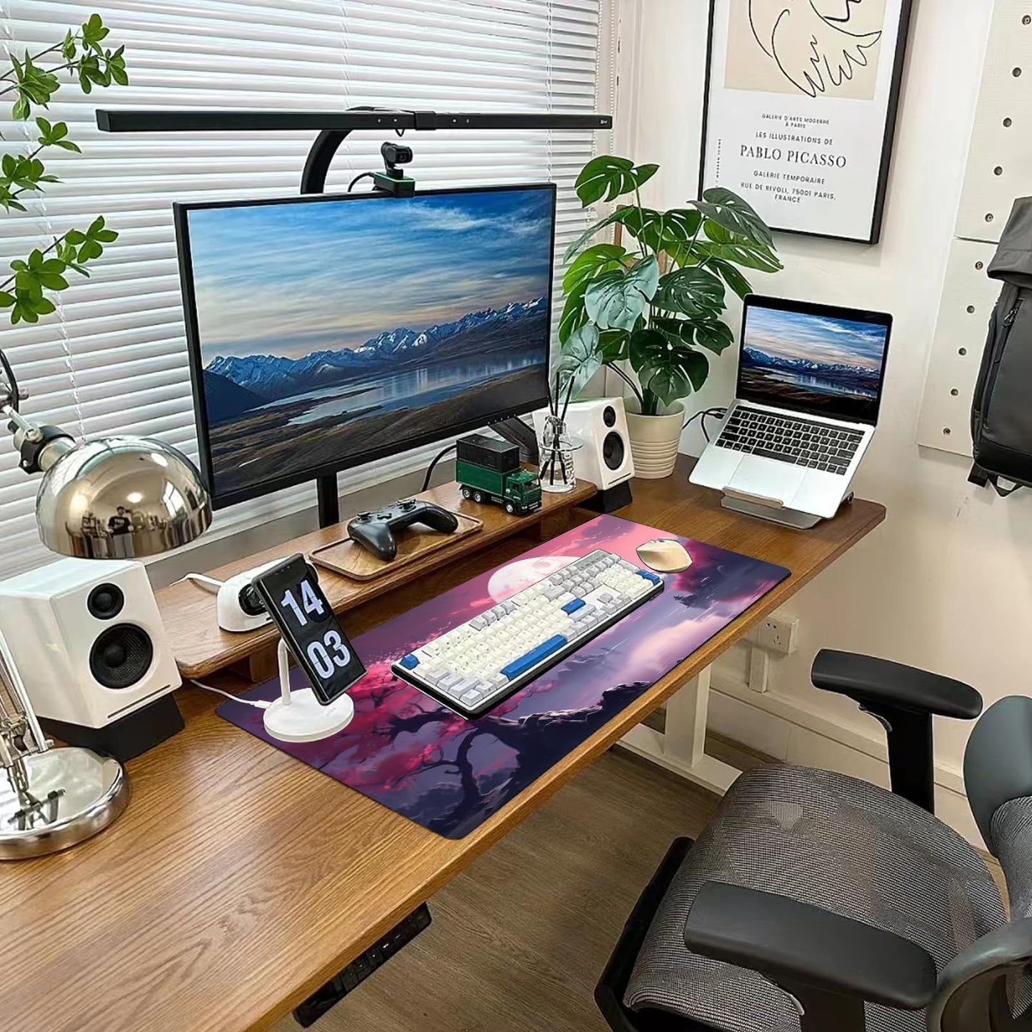 Mouse Pad Gaming Mouse Pad Desk Pad XL Large Mouse Mat Keyboard Mat Office Desk Decor